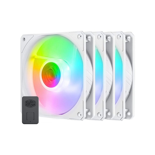 [GAD-8376] FAN CASE 12CM COOLER MASTER SICKLEFLOW ARGB 3IN1 WHITE (MFX-B2DW-183PA-R1)