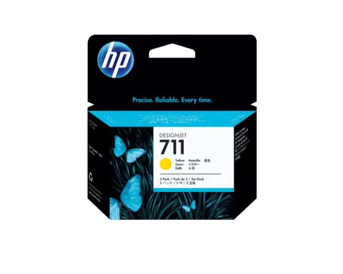 [GAD-2814] HP 711 3-pack 29-ml Yellow DesignJet Ink Cartridges