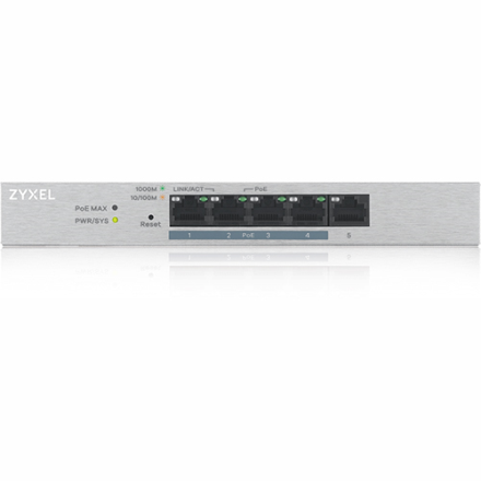 [GAD-3438] ZYXEL 5-Port Web Managed PoE Gigabit Switc