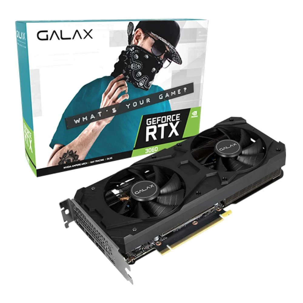 [GAD-3951] VGA GALAX RTX 3060 1-CLICK OC PCI-E 12GB GDDR6 192BIT