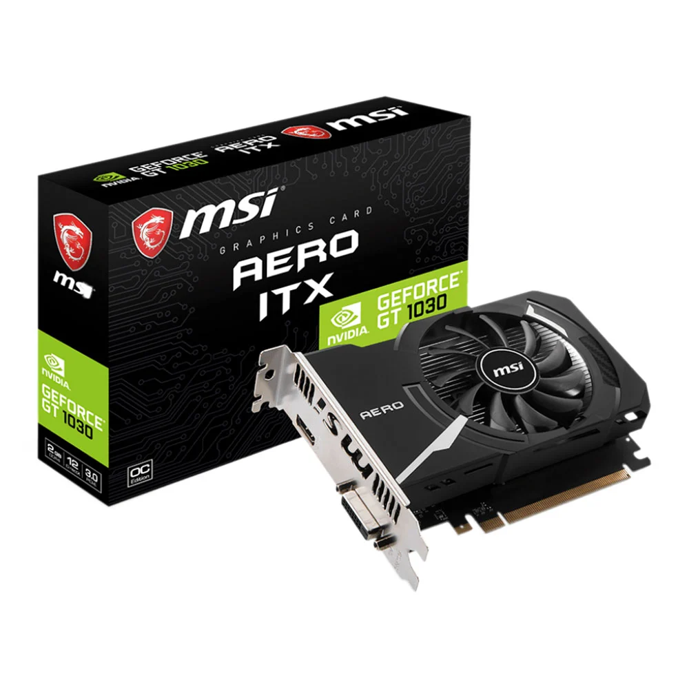 [GAD-4009] VGA MSI GT1030 AERO ITX 2GD4 OC