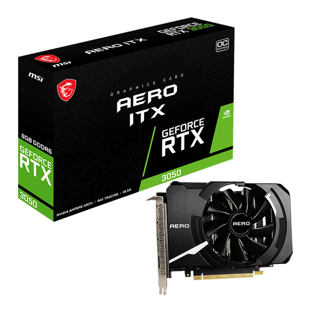[GAD-4031] VGA MSI RTX 3050 AERO ITX 8G OC