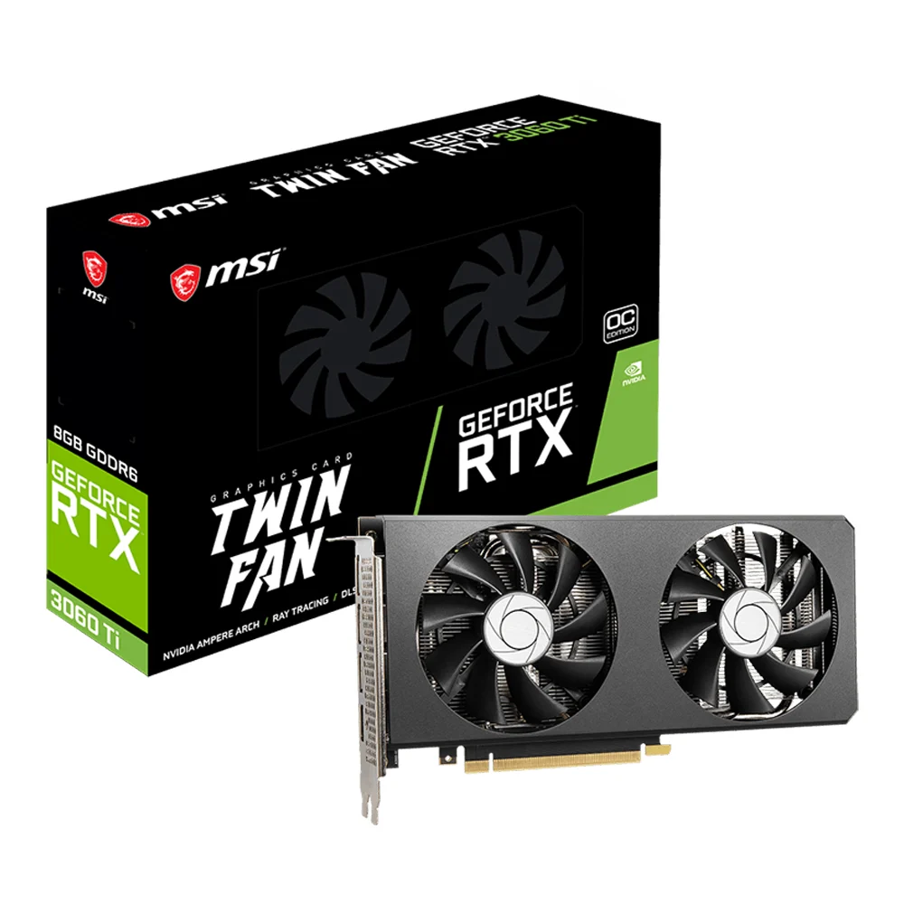 [GAD-4060] VGA MSI RTX 3060 TI TWIN FAN 8G OC LHR